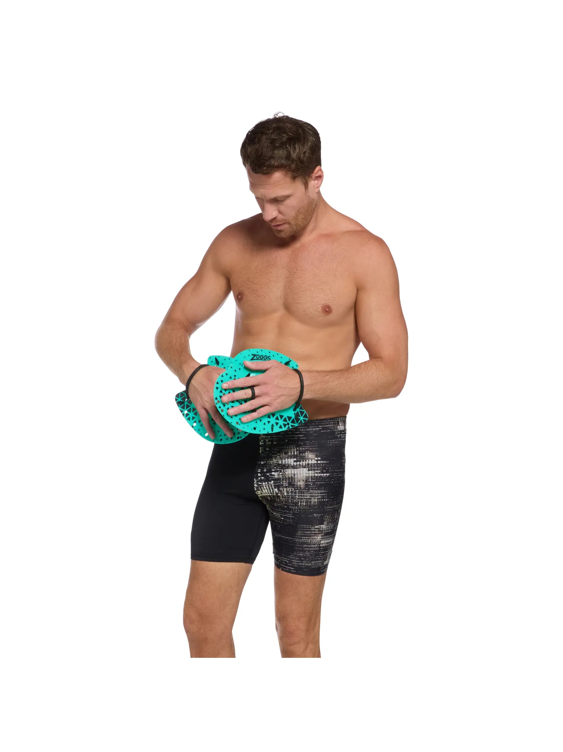 כפות שחייה שטוחות Zoggs Flat Hand Paddles