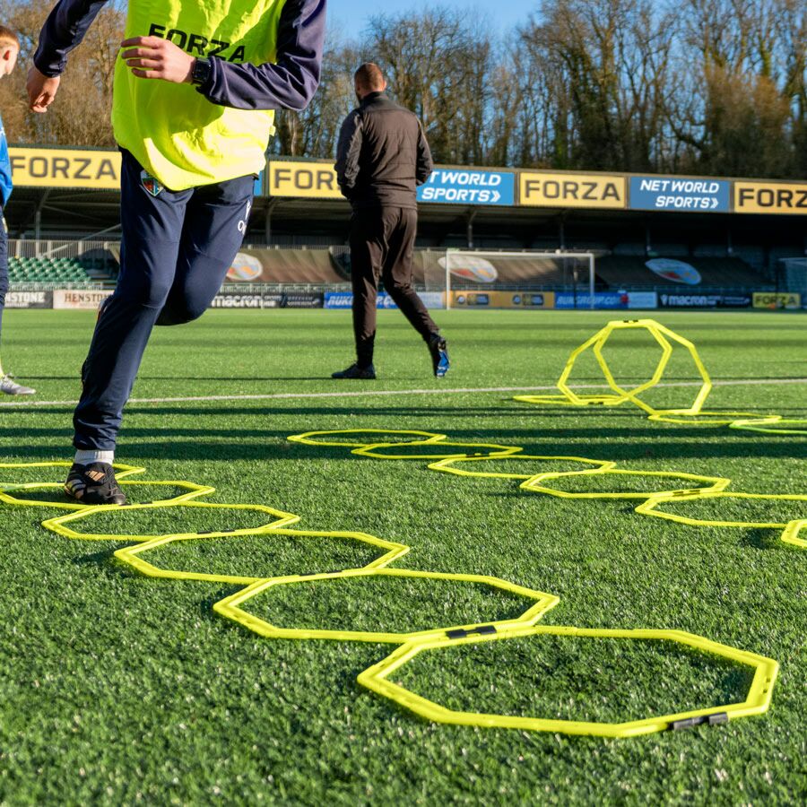 סט סולמות זריזות מתומנים (6 יח) FORZA Agility Training Octa Rings