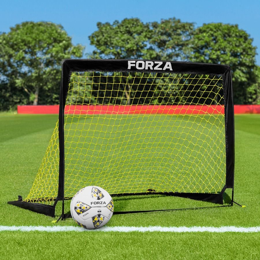 שער כדורגל מתקפל (מרובע) זוג FORZA Flash Square Pop-Up Football Goals 1.2X0.9m