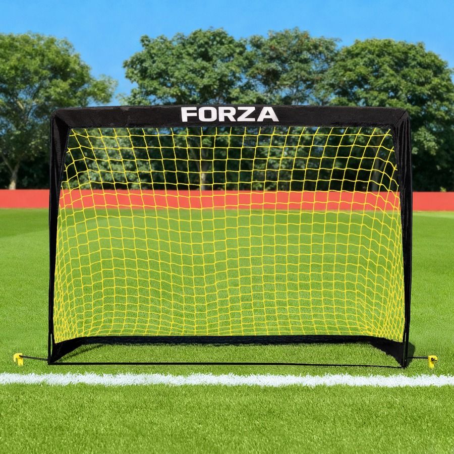 שער כדורגל מתקפל (מרובע) - זוג FORZA Flash Square Pop-Up Football Goals 1.2X0.9m