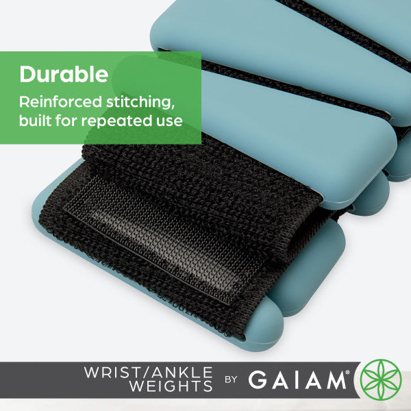 משקולות פרק כף יד/קרסול (זוג) Gaiam Flex Wrist & Ankle