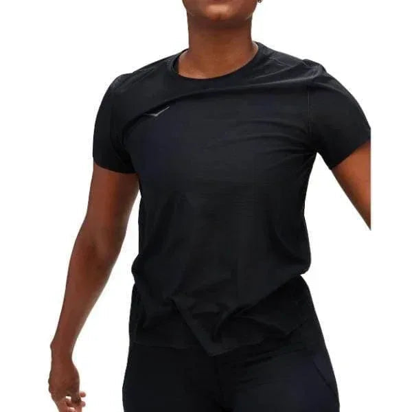 חולצת ריצה הוקה לנשים Hoka 1151084/BLK AIROLITE RUN SHORT SLEEVE