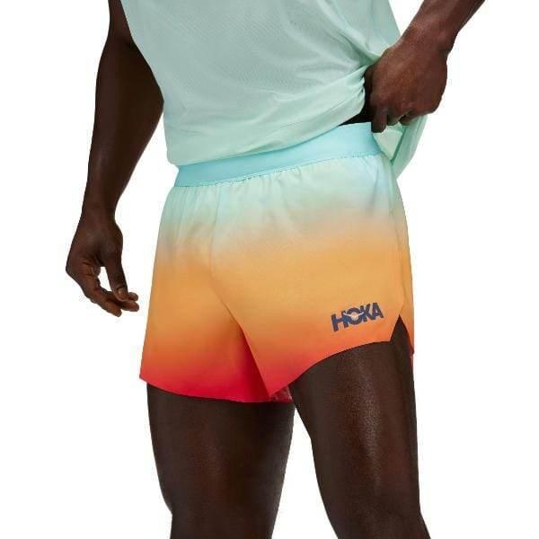 מכנסי ריצה תחרות קצרים לגברים Hoka 1155134/CDLS  RACE DAY SPLIT SHORT