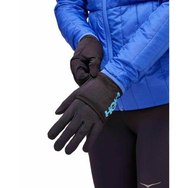 כפפות ריצה מפליז הוקה Hoka 1147312/BLK Run Fleece Glove