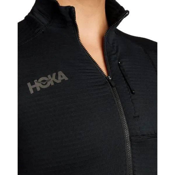 עליונית הוקה נשים 1/2 רוכסן Hoka 1135053/BLK W 1/2 ZIP