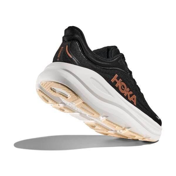 נעלי ריצה הוקה בונדי 9 לנשים Hoka 1162012/BRGL BONDI 9 BLACK/ROSE GOLD