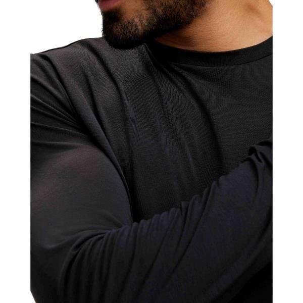 חולצת טי שרוול ארוך אסנשיאל Hoka 1141759/BLK Hoka Essential LS Tee