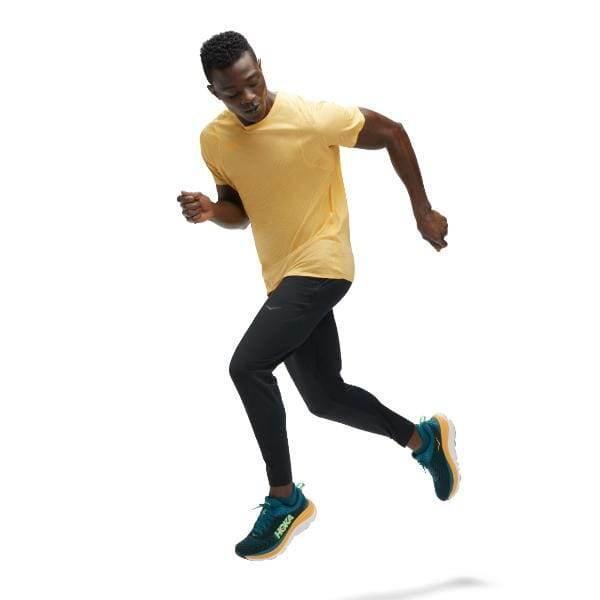 מכנסי ריצה ארוכים נובה פליי לגברים Hoka 1141746/BLK M NOVAFLY RUN PANT