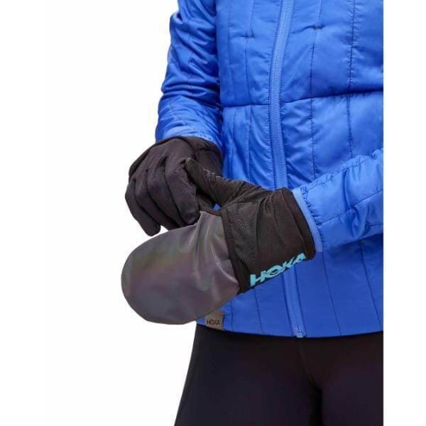 כפפות ריצה מפליז הוקה Hoka 1147312/BLK Run Fleece Glove