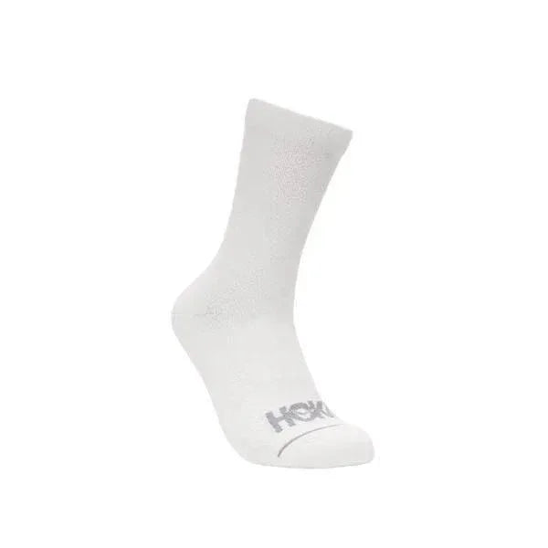 שלישית גרבי ריצה הוקה לגברים ונשים Hoka 1122931/WHT U CREW RUN SOCK 3-PACK