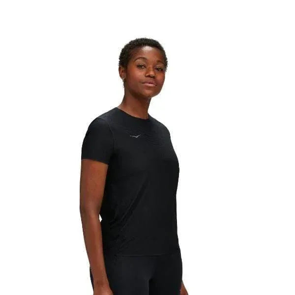 חולצת ריצה הוקה לנשים Hoka 1151084/BLK AIROLITE RUN SHORT SLEEVE