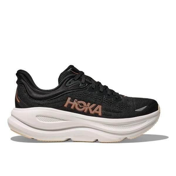 נעלי ריצה הוקה בונדי 9 לנשים Hoka 1162012/BRGL BONDI 9 BLACK/ROSE GOLD