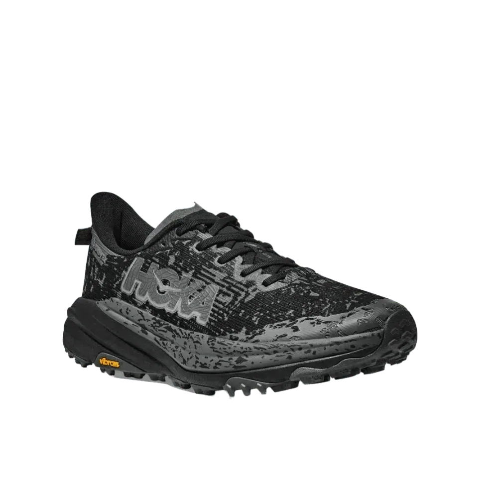 נעלי ריצת שטח ספידגוט 6 נגד מים לגברים Hoka SPEEDGOAT 6 GTX WIDE (2E) 1155770/BCKT