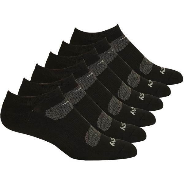 Saucony Socks S62009-001 6PK No Show