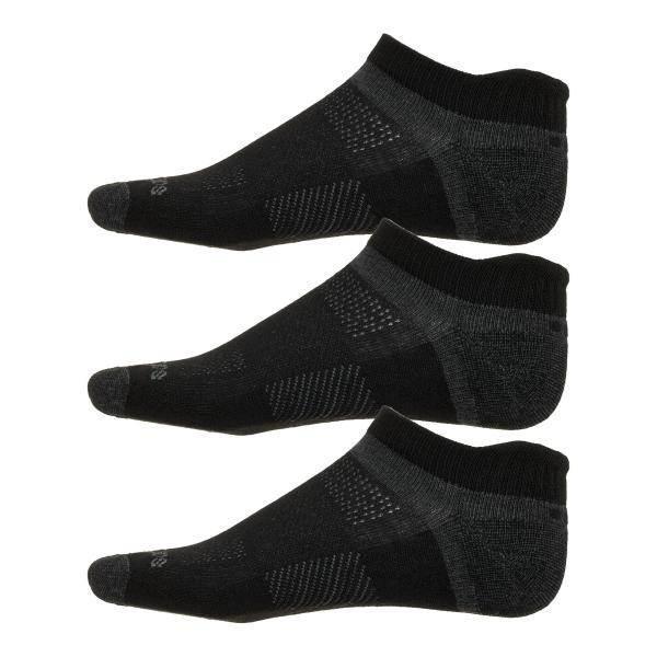 גרבי ריצה סאקוני לגברים Saucony Socks M S385170-002 3 PK No Show Black