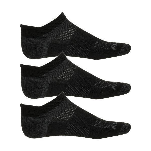 גרבי ריצה סאקוני לגברים Saucony Socks M S385170-002 3 PK No Show Black