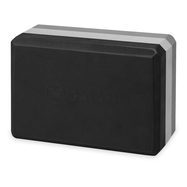 יוגה בלוק פרימיום TRI COLOR - CHARCOAL