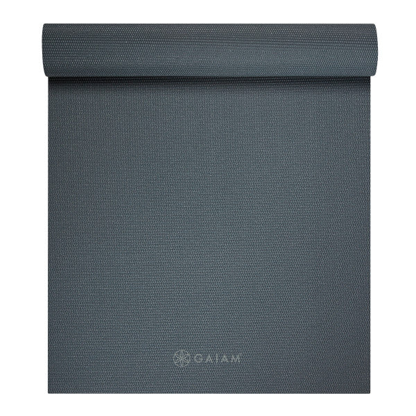 מזרן יוגה Gaiam Solid Folkstone Grey