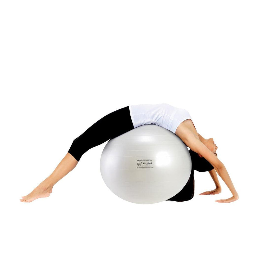 כדור פיזיו לבן פנינה במגוון גדלים Gymnic Fit-Ball BRQ