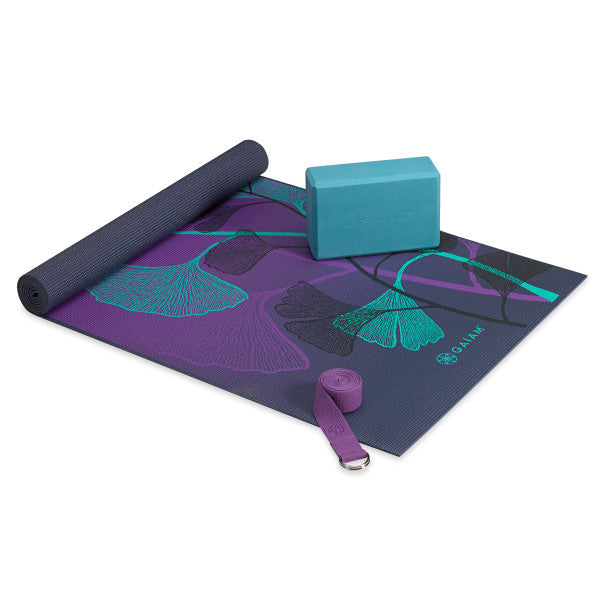 חבילת יוגה Gaiam Home Yoga Kit