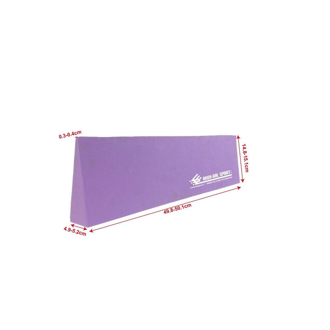 משולש יוגה קטן 50x16x5 ס"מ - סגול אפור