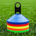 קונוס כיפה רך (50 יח') 5 צבעים FORZA Training Marker Cones