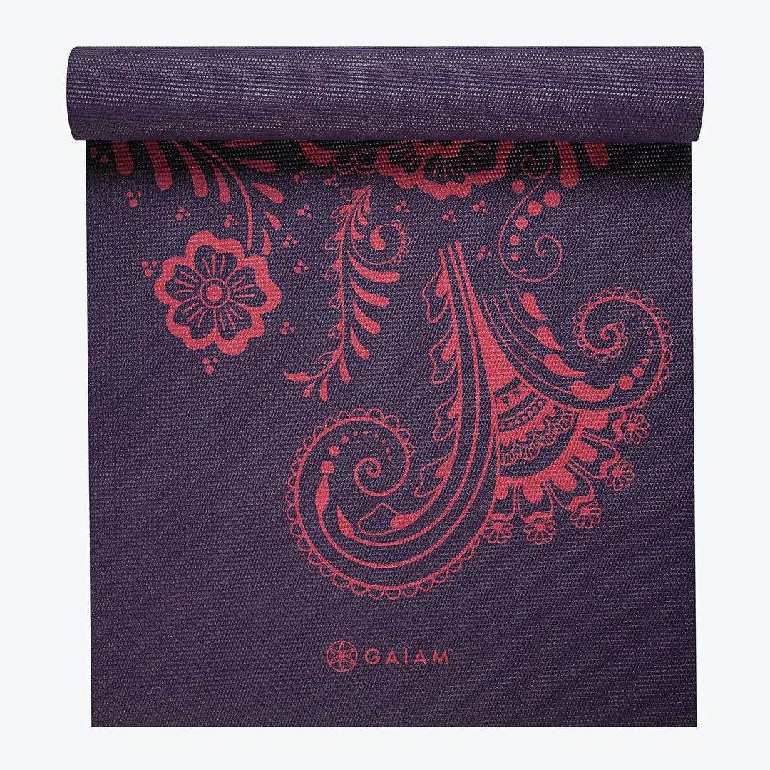 מזרן פרימיום Gaiam Aubergine Swirl