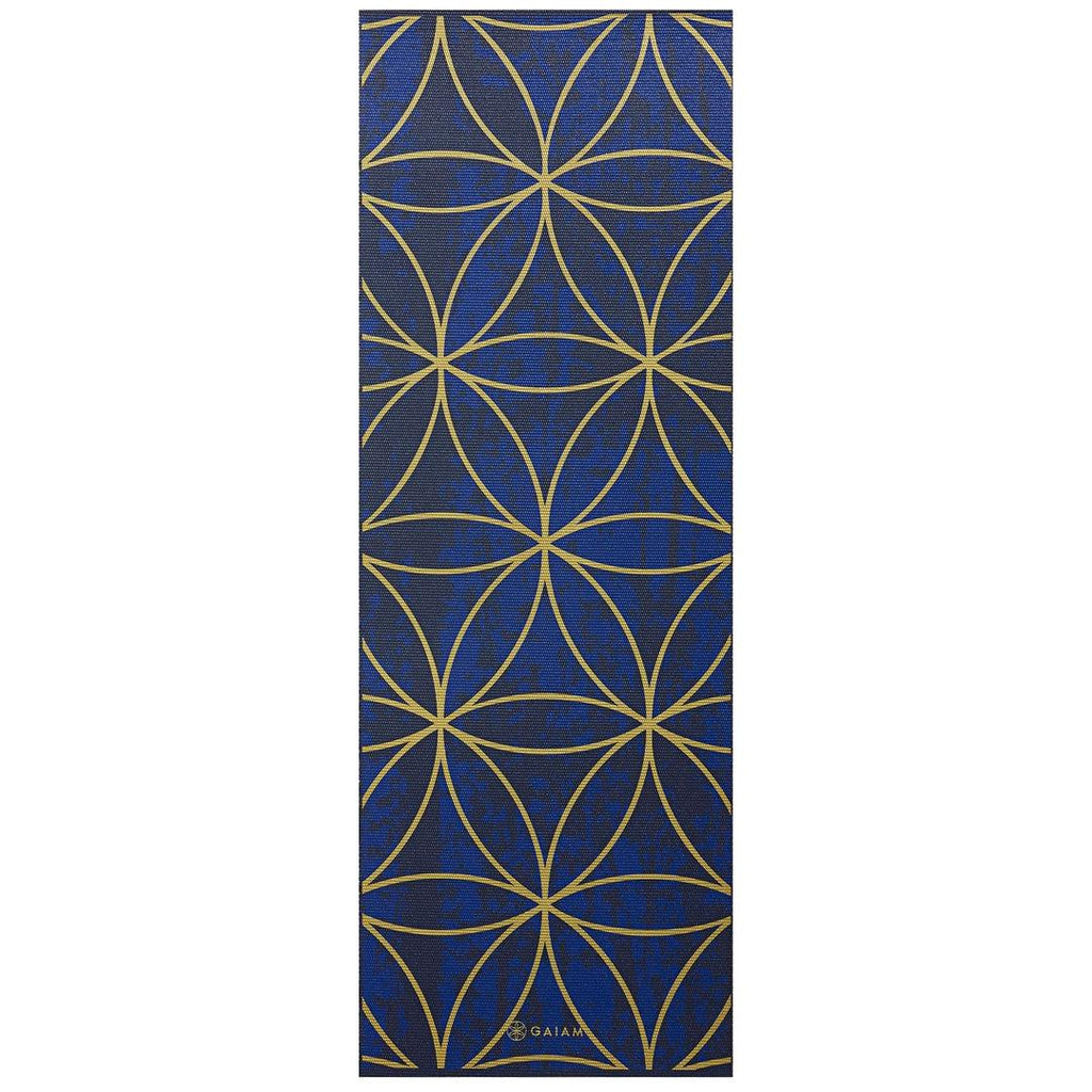 מזרן יוגה פרימיום 6 מ"מ דו צדדי Metallic Sun & Moon