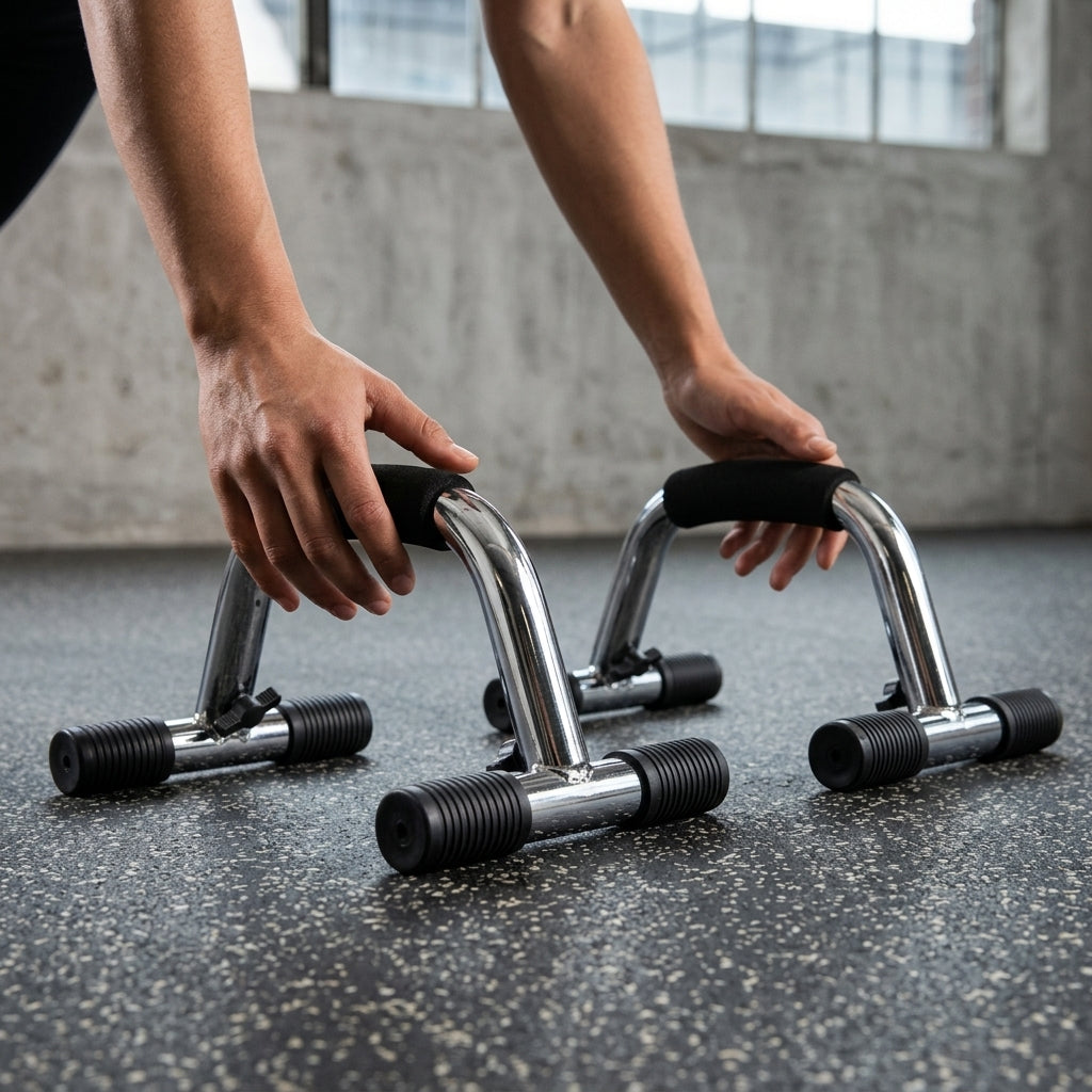 זוג ידיות לשכיבות סמיכה Steel Push-Up Bar