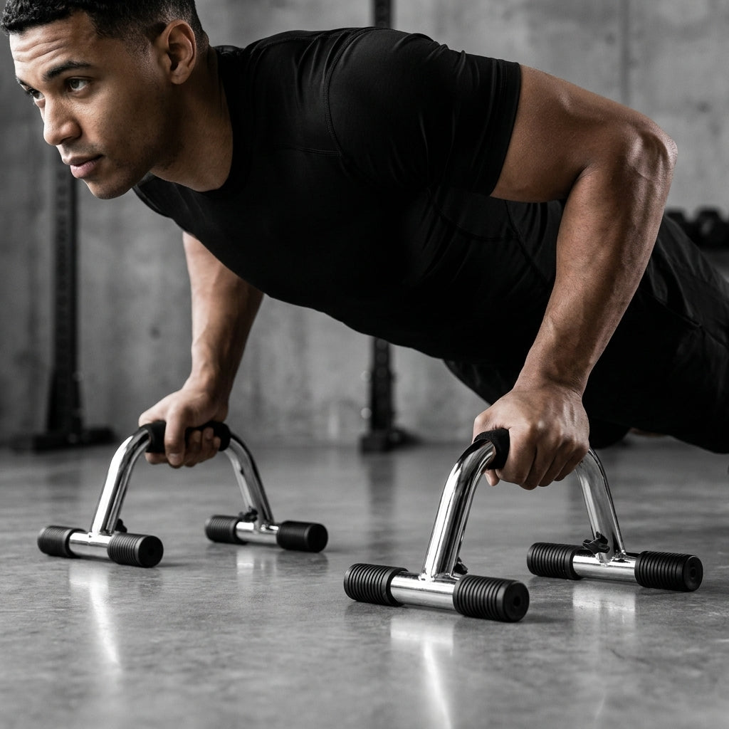 זוג ידיות לשכיבות סמיכה Steel Push-Up Bar