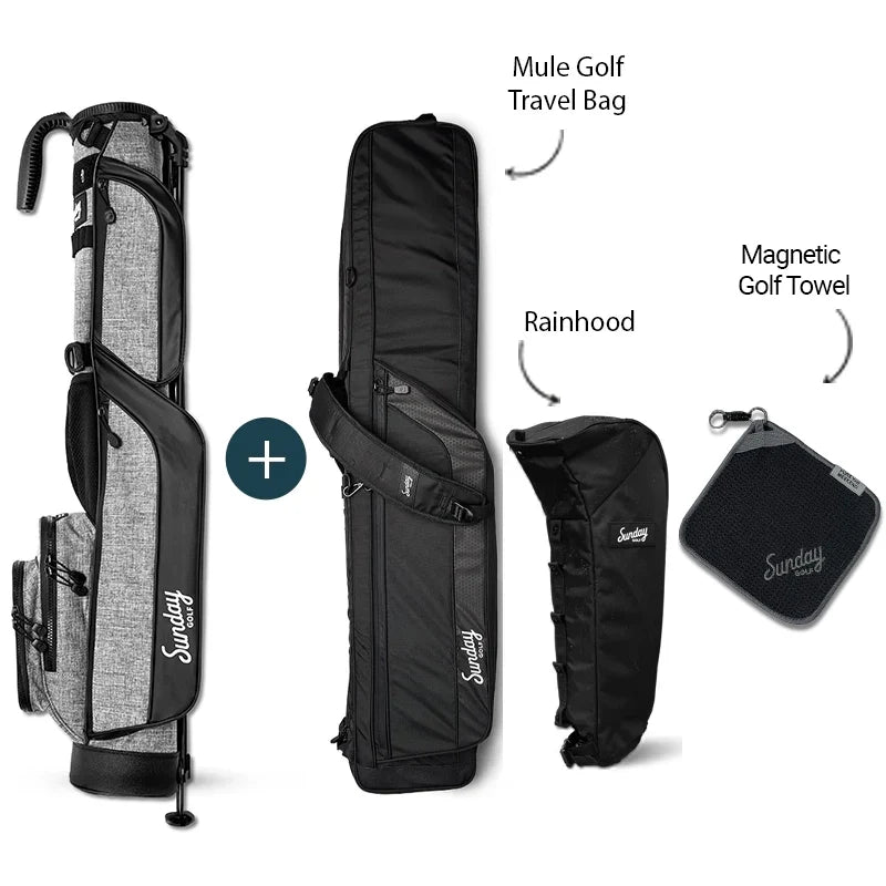 אביזר גולף Sunday Golf Heather Gray Pro Kit