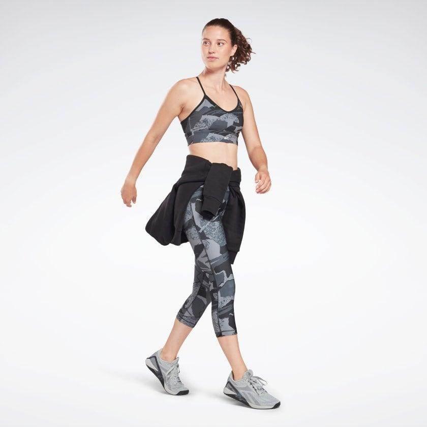 חזיית אימון ריבוק Reebok H65616 WOR AOP Tri Back Bra