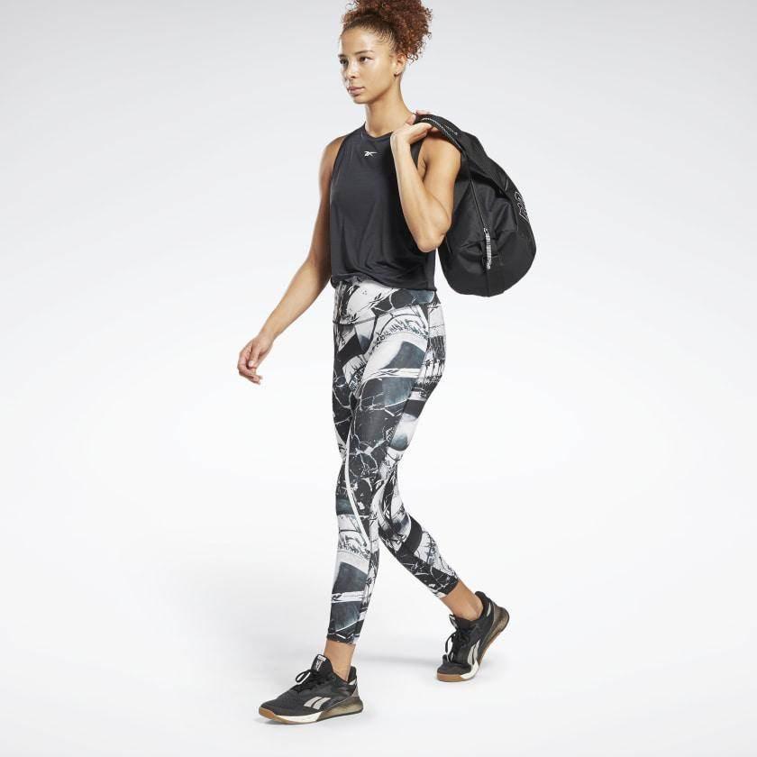 טייטס ריבוק לנשים Reebok WOR AOP Tight GL2510