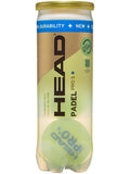 מארז 3 כדורי פאדל Head Padel Pro S+