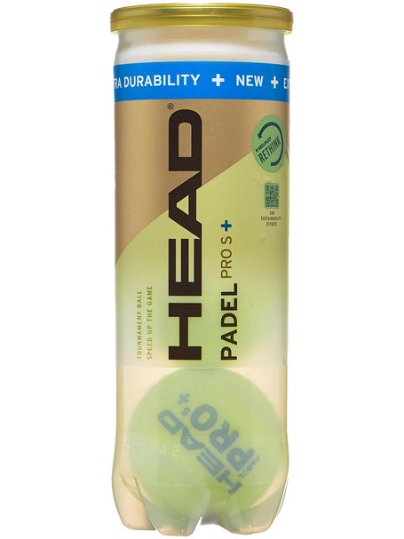 מארז 3 כדורי פאדל Head Padel Pro S+