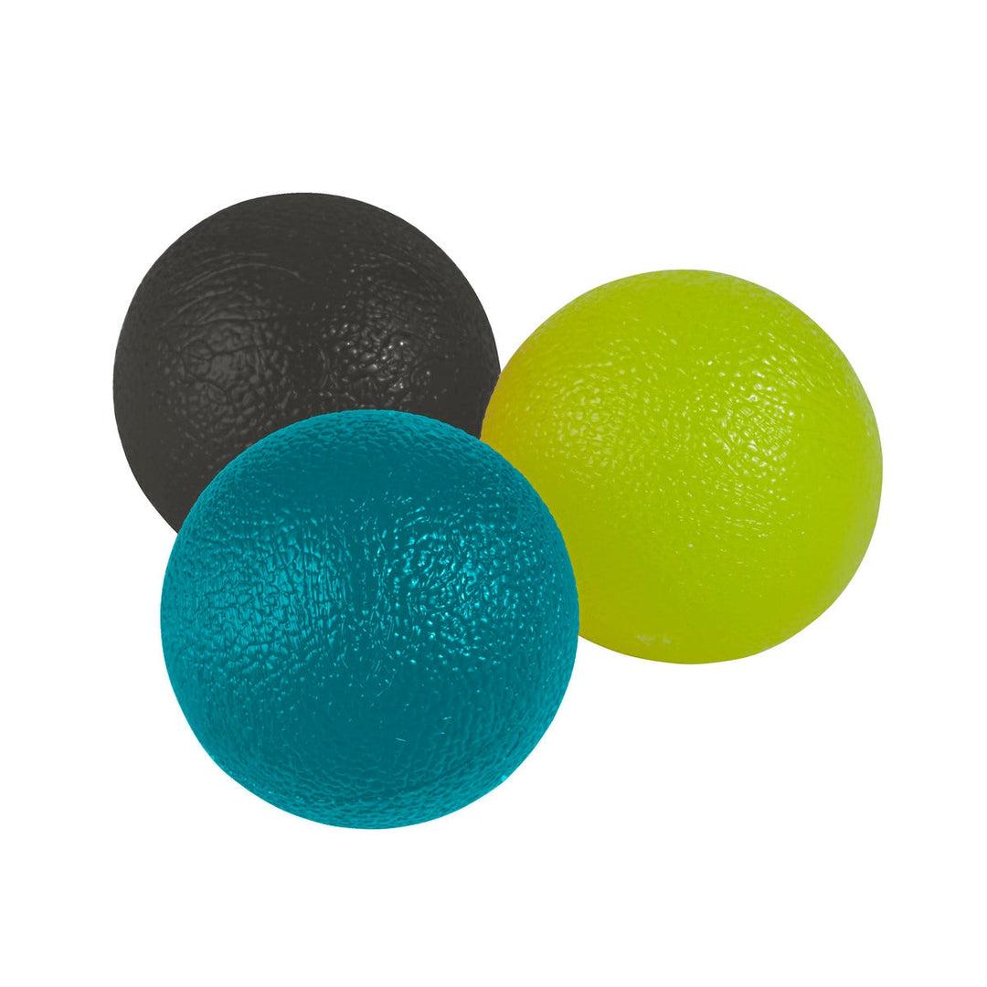 סט 3 כדורי סיליקון לתרגול כף היד Gaiam Restore Hand Therapy Kit