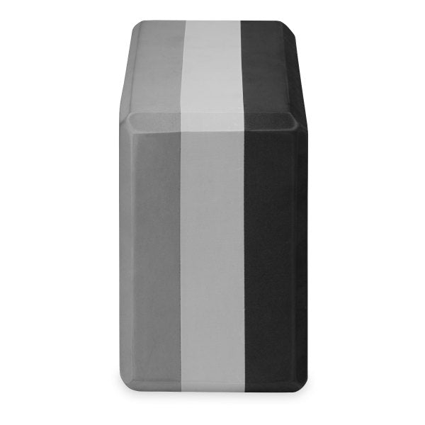 יוגה בלוק פרימיום TRI COLOR - CHARCOAL