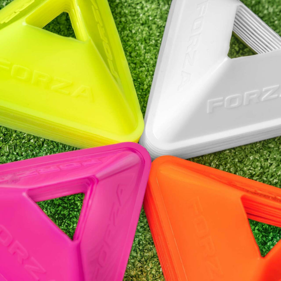 סט מיני קונוס קשיח (40 יח') 4 צבעים FORZA Mini Tri Cones