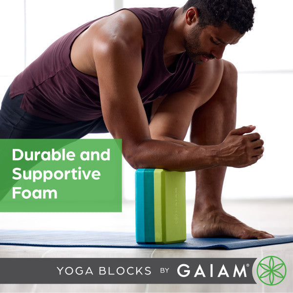 יוגה בלוק פרימיום - מגוון צבעים (זוג) Gaiam