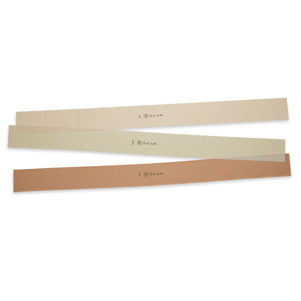 סט 3 גומיות בנד פתוחות Gaiam Flat Band