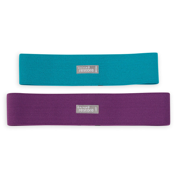 סט 2 גומיות אימון מבד Gaiam Restore Hip Bands